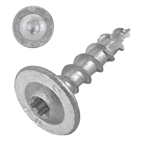 Eurotec Pfostenverbinderschrauben - selbstbohrend - Tellerkopf - TX-Antrieb - ETA-zugelassen