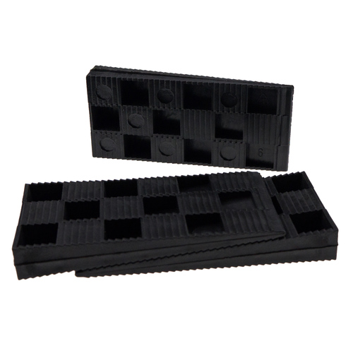 Montagekeile M - Kunststoff Fensterkeile - 95 x 43 x 15 mm - rutschfest & hoch belastbar