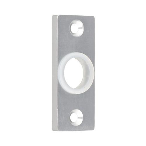 Dr�ckerrosette Alu F1 - kantig - 64 x 25 mm - St�rke 6 mm - Bohrlochabstand 50 mm