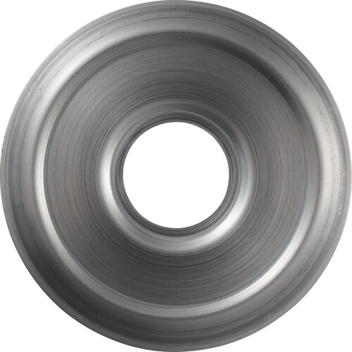 ABUS Abdeckrosette f�r T�rspion -  50 mm - silber - Metall - f�r Wohnungseingangst�ren - Set aus 2 St�ck