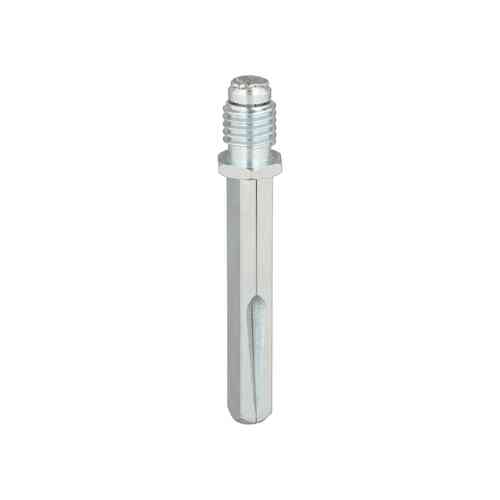 Wechselstift 8 x 110 mm - Gewinderolle & Kerbe - verzinkter Stahl - f�r T�rdr�cker