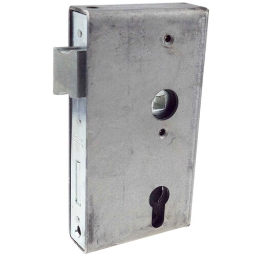 Einsteckschloss mit Schlosskasten f�r 30 mm Rohr - Dornma� 60 - PZ 72 - DIN links / rechts - Bever 360361P