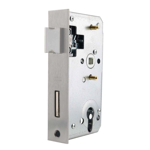 Ersatzschloss PZW 60/72/8 - Edelstahlstulpe 33 x 165 - f�r 40 mm Rohr - Bever 460PE