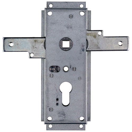 Garagentorschloss Nemef 1846/02 - seitlich schlie�end - Kastendicke 29 mm - Entfernung 60 mm - Nuss 9 mm