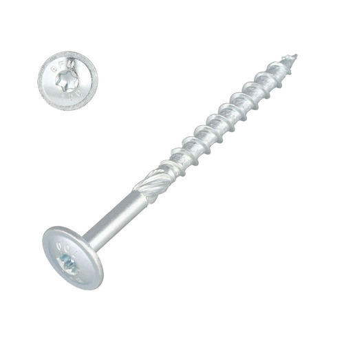 ScrewRebel Tellerkopfschraube PanelFix mit ETA Zulassung, TX Antrieb, hell verzinkt