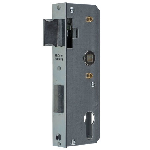 Ersatz-Metalltorschloss - Stulpe 24 x 166 mm - Dornma� 40 mm - f�r 30 mm Schlossk�sten