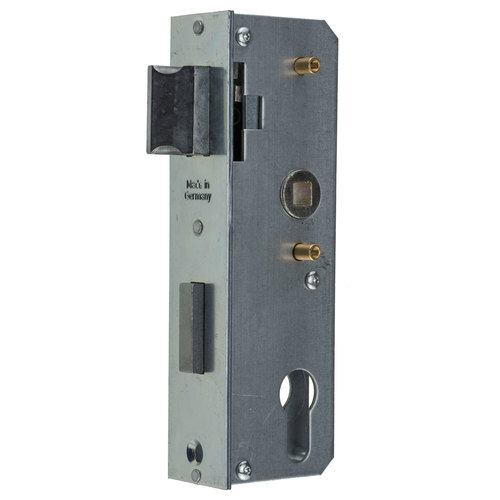 Ersatz-Metalltorschloss - Stulpe 33 x 166 mm - Dornma� 40 mm - f�r 40 mm Schlossk�sten