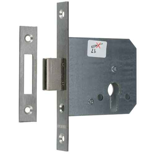 Einsteckriegelschloss PZ Edelstahl-Stulp 20 x 160 mm Dornma� 65