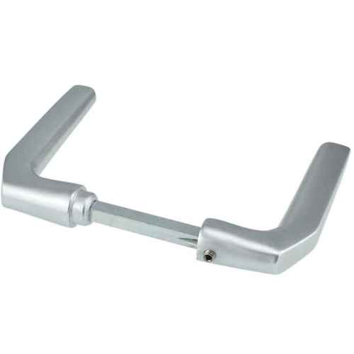 Drckerpaar Alu F1 fr Kastenschlsser 8mm Vierkant Stift 90 mm 