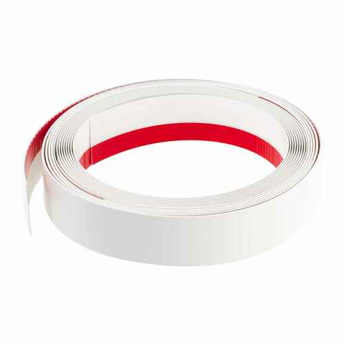 Fensterleiste Flachprofil PVC mit selbstklebendem Schaumklebeband auf Rolle 