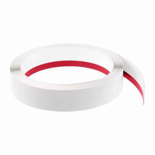 Fensterleiste Flachprofil PVC mit selbstklebendem Schaumklebeband auf Rolle 