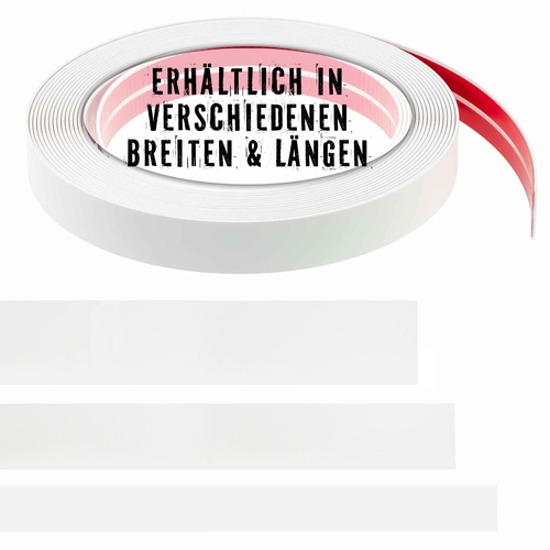 Knickwinkel aus PVC mit selbsklebendem Schaumklebebanband, Winkelleiste