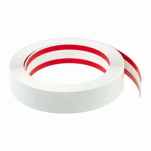 Knickwinkel aus PVC mit selbsklebendem Schaumklebebanband, Winkelleiste 