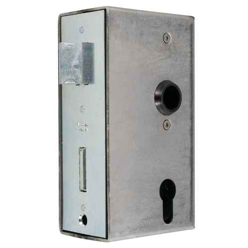 Bever Einsteckschloss mit Schlie�kasten 660661P - f�r 60 mm Rohr - Dornma� 60 mm - PZ