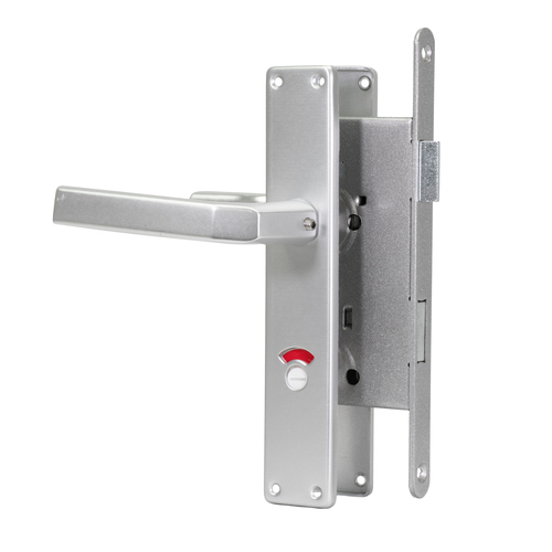 WC-T�r-Schloss Set - DIN Links - 20 x 235 mm Rundstulp - Garnitur F1