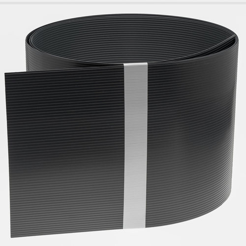 Zaun-Sichtschutzstreifen aus Hart-PVC 252x19 cm f�r Doppelstabmattenz�une, Windschutz