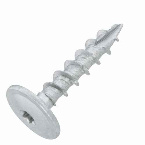 SCREW REBEL Pfostenverbinderschraube - Tellerkopf - Zinklamellenbeschichtung - TX40 - ETA-11/0389