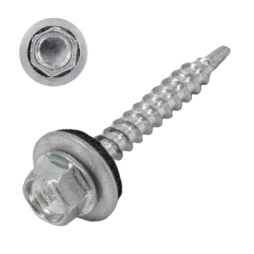 Trapezblechschrauben Sechskantkopf - Selbstbohrende Fassadenbauschraube mit ETA - SW 8 - EPDM-Dichtung