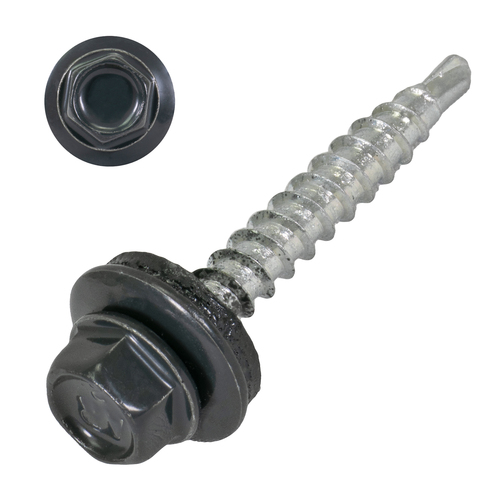 Trapezblechschrauben Sechskantkopf - Selbstbohrende Fassadenbauschraube mit ETA - SW 8 - EPDM-Dichtung