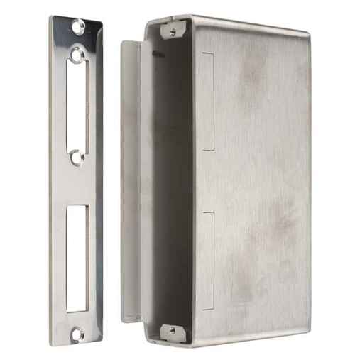 Gegenkasten f�r 40mm Rohr, 172x40x95 mm, Edelstahl