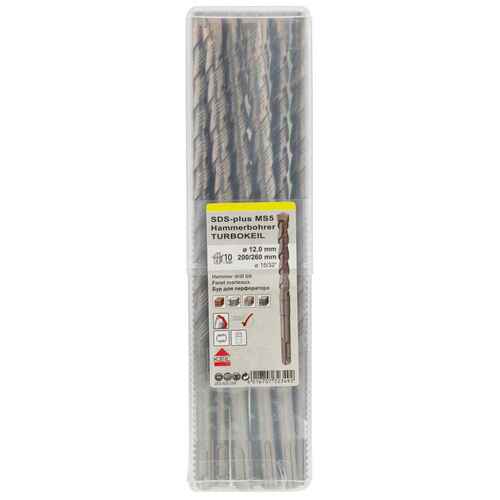 Hammerbohrer SDS-Plus Turbokeil MS5 - Rechteckpack - f�r Beton & Mauerwerk - KEIL MS5 Spirale 