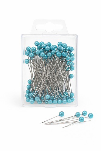 100 Perlennadeln 60mm - Lange Stecknadeln & Dekopins mit 6mm Perle f�r Hochzeit & Floristik Perlkopfnadel 