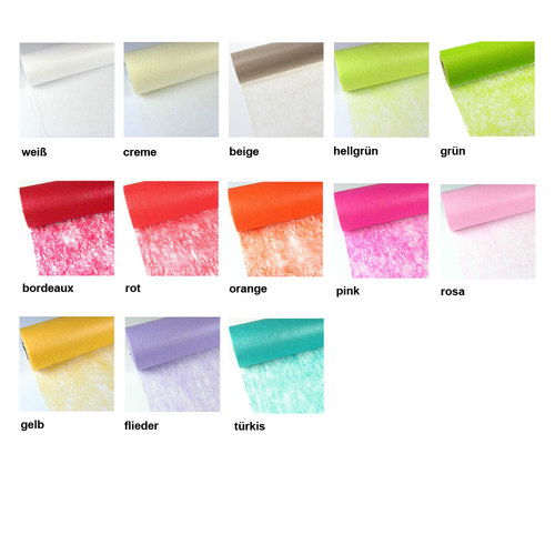 25m Vlies Tischband Tischl�ufer Hochzeit 70cm 