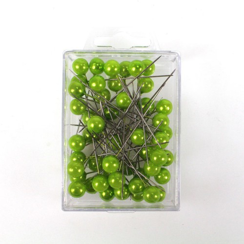 50 Perlennadeln 10mm 1cm L60mm Perlkopf Perlen Anstecknadeln Hochzeitsnadeln Nadeln 