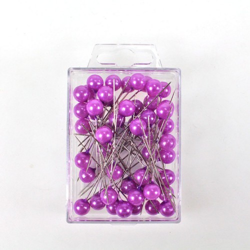 50 Perlennadeln 10mm 1cm L60mm Perlkopf Perlen Anstecknadeln Hochzeitsnadeln Nadeln 