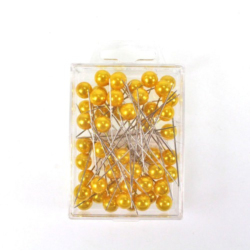 50 Perlennadeln 10mm 1cm L60mm Perlkopf Perlen Anstecknadeln Hochzeitsnadeln Nadeln 