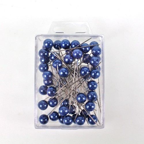 50 Perlennadeln 10mm 1cm L60mm Perlkopf Perlen Anstecknadeln Hochzeitsnadeln Nadeln 