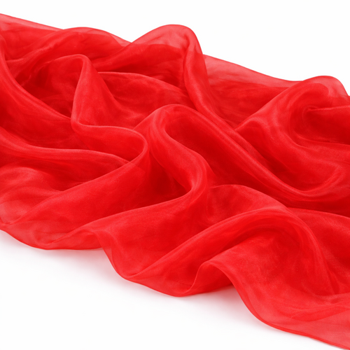 Dekostoff Organza Stoff 3x1,45m rot Tischdecke Dekoration Tischdeko Hochzeit