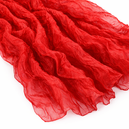 Dekostoff Organza Stoff rot crash Stoff 3x1,40m Tischdecke Dekoration Tischdeko