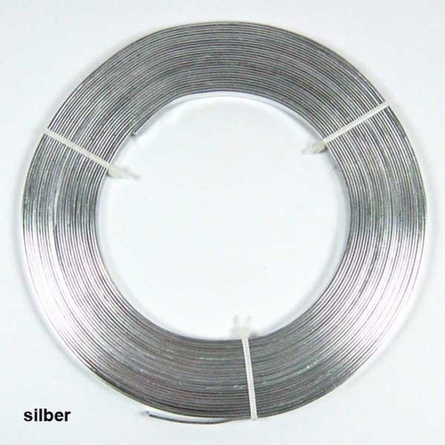 10m Aluminium Flachdraht 5x1mm Aludraht flach Alu Draht Flachdraht Alustreifen 