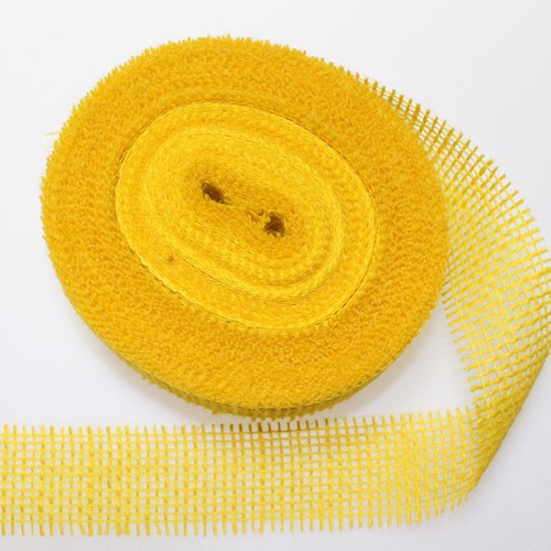 25m Juteband 40mm Schleifenband Geschenkband Gitterband Jute Deko Schleife Band 