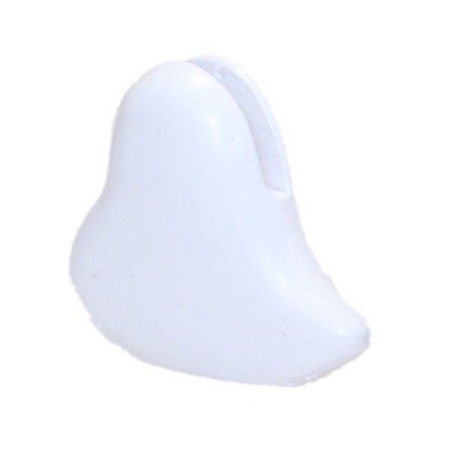 10 Tischkartenhalter Herz klein 3,6x4cm Kartenhalter wei� Kartenhalter G�ste