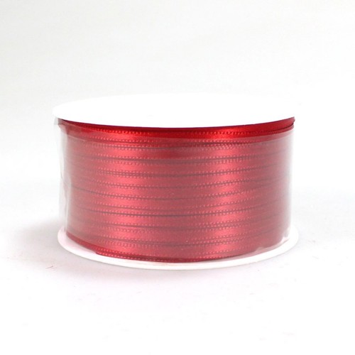 50m Satinband 3mm Dekoband Schleifenband Satin Antennenband Auto Hochzeit 