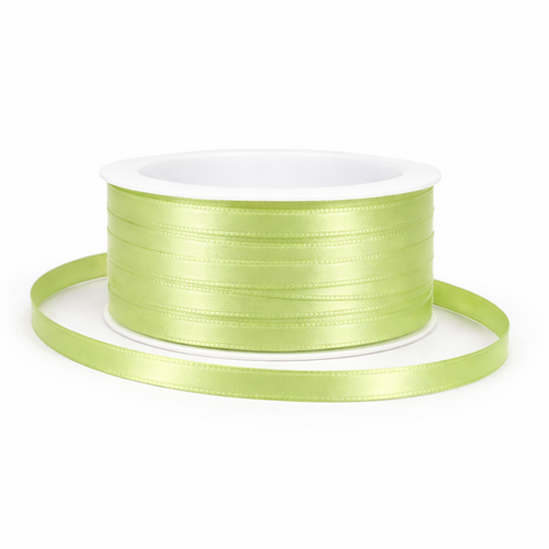 Dekoband Satin 6 mm 50 m - Schleifenband Antennenband f�r Hochzeit, Auto, Basteln & Geschenkdeko 