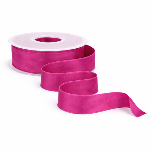 25m Dekoband Taft Drahtkante B25mm Taftband Schleifenband Geschenkband Satinband 