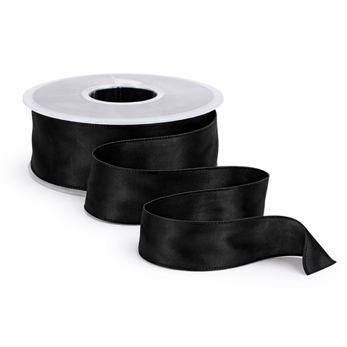 25m Dekoband Taft Drahtkant B:40mm Taftband Schleifenband Geschenkband Satinband 