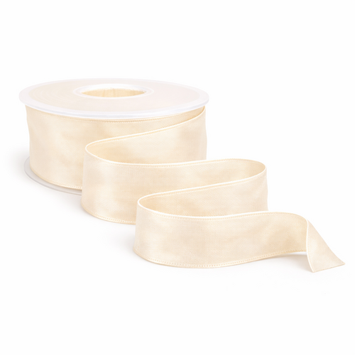 25m Dekoband Taft Drahtkant B:40mm Taftband Schleifenband Geschenkband Satinband 