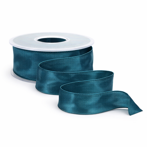 25m Dekoband Taft Drahtkant B:40mm Taftband Schleifenband Geschenkband Satinband 