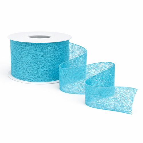 Vlies-Dekoband Schwarz 6 cm x 20 m - Leicht transparentes Dekoband auf Rolle - Vliesband f�r Floristik, Tischdeko, Geschenke & Bastelarbeiten 