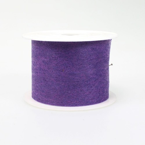 Vlies-Dekoband Schwarz 6 cm x 20 m - Leicht transparentes Dekoband auf Rolle - Vliesband f�r Floristik, Tischdeko, Geschenke & Bastelarbeiten 