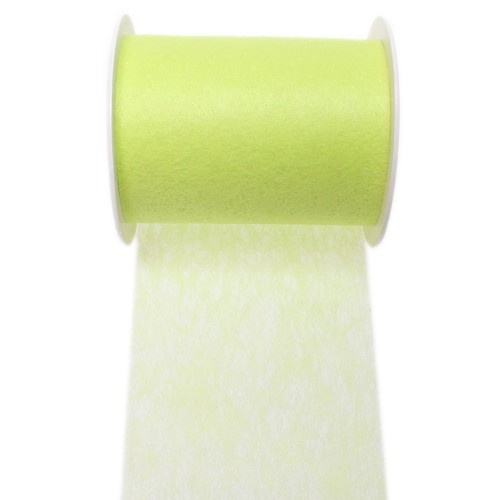 Vlies-Dekoband 10 cm x 20 m - Leicht transparentes Dekoband auf Rolle - Vliesband f�r Floristik, Tischdeko, Geschenkverpackung & Bastelarbeiten 