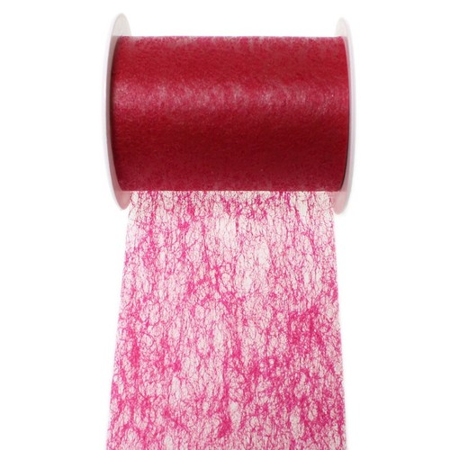 Vlies-Dekoband 10 cm x 20 m - Leicht transparentes Dekoband auf Rolle - Vliesband f�r Floristik, Tischdeko, Geschenkverpackung & Bastelarbeiten 