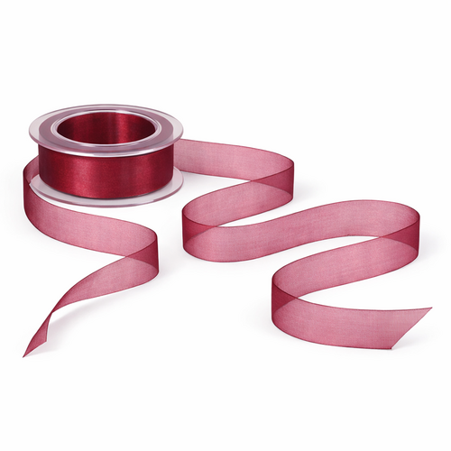 Dekoband Organza 25 mm 25 m Schleifenband f�r Hochzeit Taufe Geburtstag Basteln 