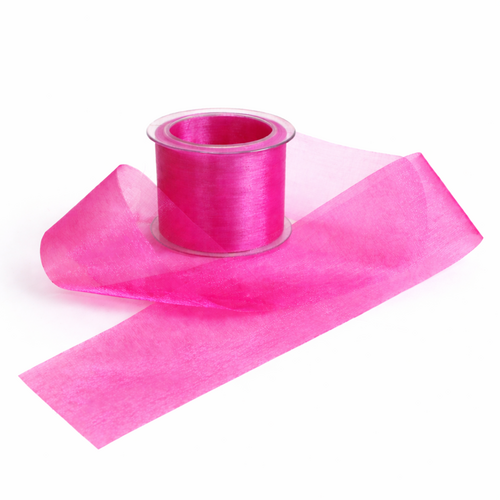 Dekoband Organza 70 mm x 25 m - Transparentes Schleifenband & Organzaband f�r Hochzeit, Tischdeko & Geschenke 