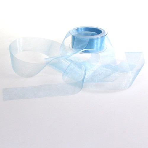 Dekoband Organza B 40mm L 25m Schleifenband Organzaband Schleife Band Hochzeit 