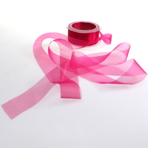 Dekoband Organza B 40mm L 25m Schleifenband Organzaband Schleife Band Hochzeit 